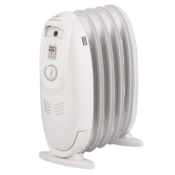 MRA-600, Radiador mini de aceite, 600W, 5 elementos, bajo consumo