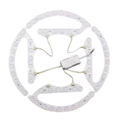Recambio LED 3 tonos  para ventilador de techo retractil, con driver, conexión rapida, e imanes