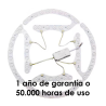 Recambio LED 3 tonos  para ventilador de techo retractil, con driver, conexión rapida, e imanes