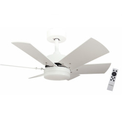 Ventilador de techo - CALA BLANCA DC - 8,5 W - Ø 75 cm