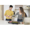 VFT-2000, Vulcano fast table chef, 2000W, 26 X 46cm, superficie anti adherente, recoge grasas