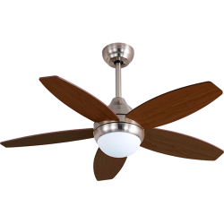 Ventilador de techo con luz - BALI NIQUEL LED