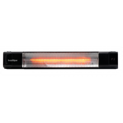 PROMETEO-E-1500,  Estufa para exterior empotrable, 1500W, Mando a distancia, resistencias de infrarrojo de amplio expectro.
