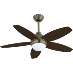 Ventilador techo con luz led - BALI CUERO LED
