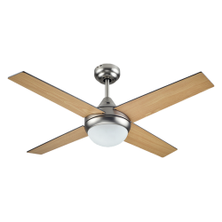 Ventilador de techo aspa cuadrada - MOJÁCAR NÍQUEL 105cm