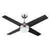 Ventilador de techo aspa cuadrada - MOJÁCAR NÍQUEL 105cm