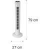 BASTILIPO CALA SALADA - Ventilador de torre con mando a distancia