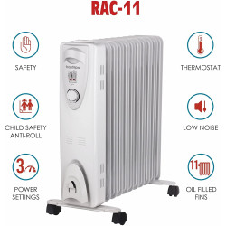 BASTILIPO RAC11-2500 - Radiador de fluido térmico