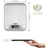 Bascula de cocina de acero inoxidable, SCA5K-INOX