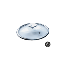 Gama Titanium Pro - TAPA DE CRISTAL TEMPLADO - Ø 20 cm