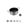 BASTILIPO Titanium pro 20CA, cacerola de aluminio fundido de 20cm