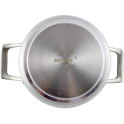 BASTILIPO Titanium pro 24CA, cacerola de aluminio fundido de 24cm