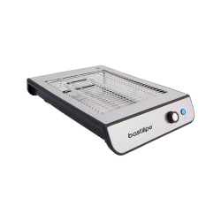 BASTILIPO TPI-680, tostador plano acero antihuella / negro