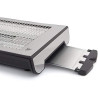 BASTILIPO TPI-680, tostador plano acero antihuella / negro
