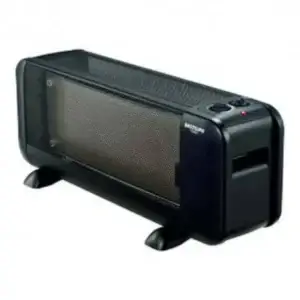 Bastilipo - Prc-1500n, Placa Radiante De Mica Compacta, 750/w1500w, Termostato, Color Negro